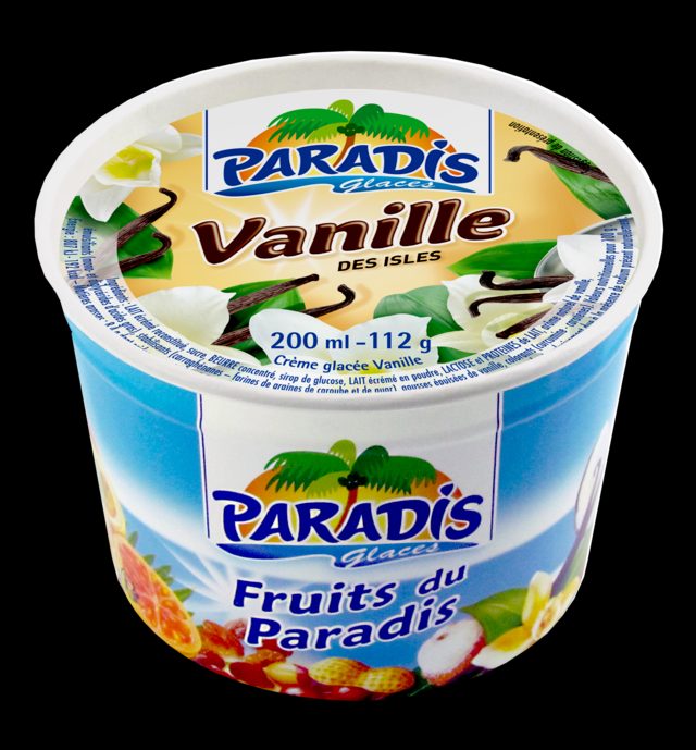 Paradis coupes 200 ml (voir liste parfums) : photo du produit rappelé le 26/07/2021