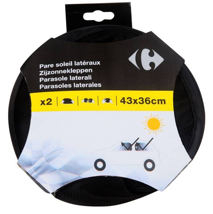 Pare-soleil latéraux Carrefour : photo du produit rappelé le 26/10/2021