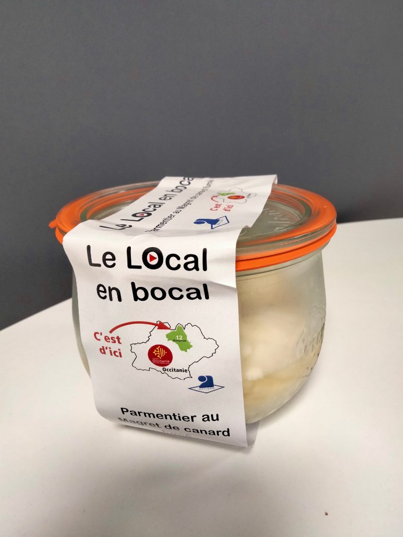 Parmentier au magret de canard fumé Le Local en Bocal : photo du produit rappelé le 21/12/2022