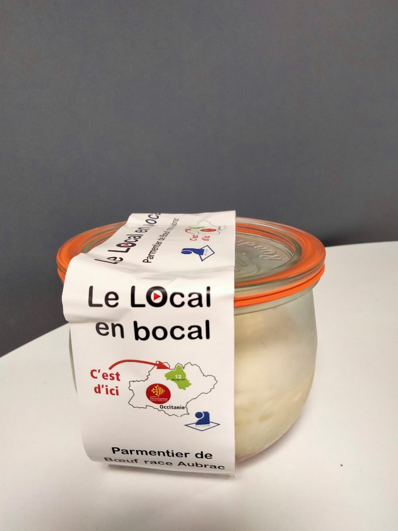 Parmentier de boeuf Le Local en Bocal : photo du produit rappelé le 21/12/2022