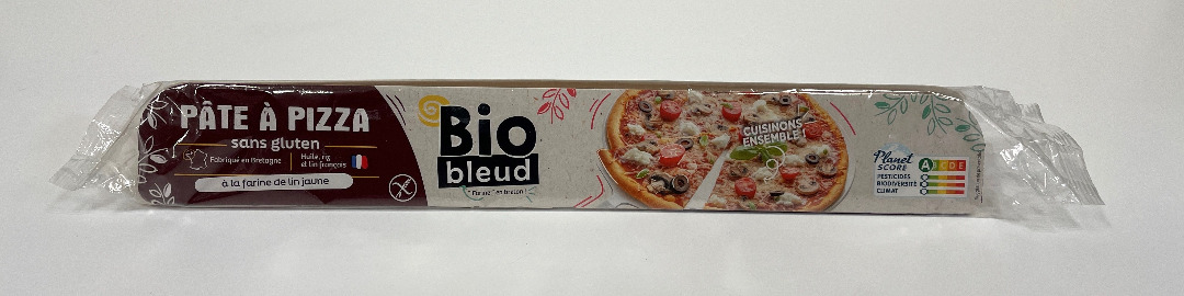 Pâte à pizza sans gluten Biobleud : photo du produit rappelé le 10/06/2025