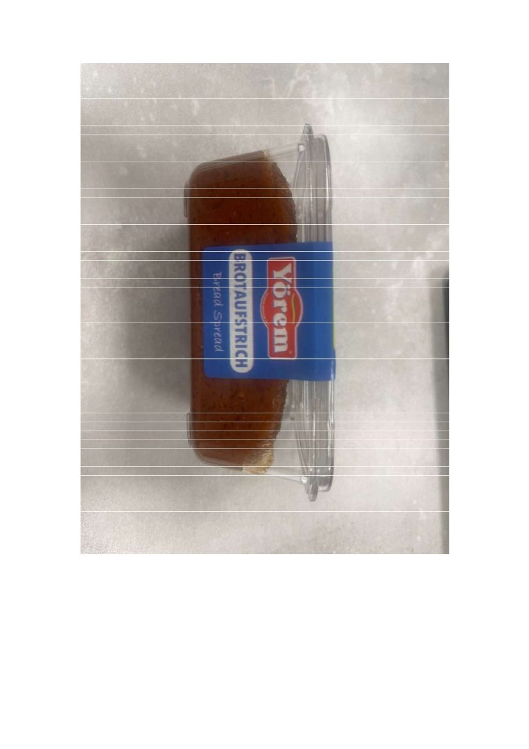 Pâte à tartiner acuka 200 g Yörem : photo 2 sur 3 du produit rappelé le 20/04/2026