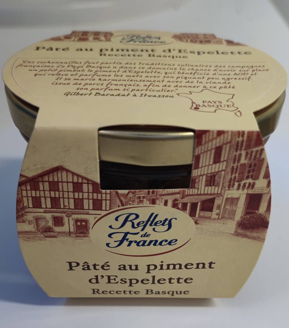 Pâté au piment d’espelette recette basque Reflets de France : photo du produit rappelé le 27/10/2022