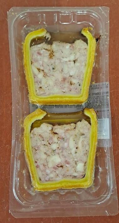 Pate croute de volaille forestier Affrais : photo 4 sur 4 du produit rappelé le 08/03/2025