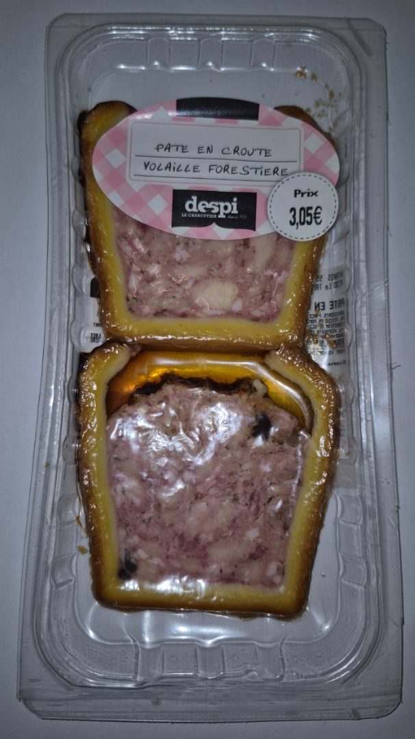 Pate croute de volaille forestier Despi le Charcutier : photo du produit rappelé le 08/03/2025