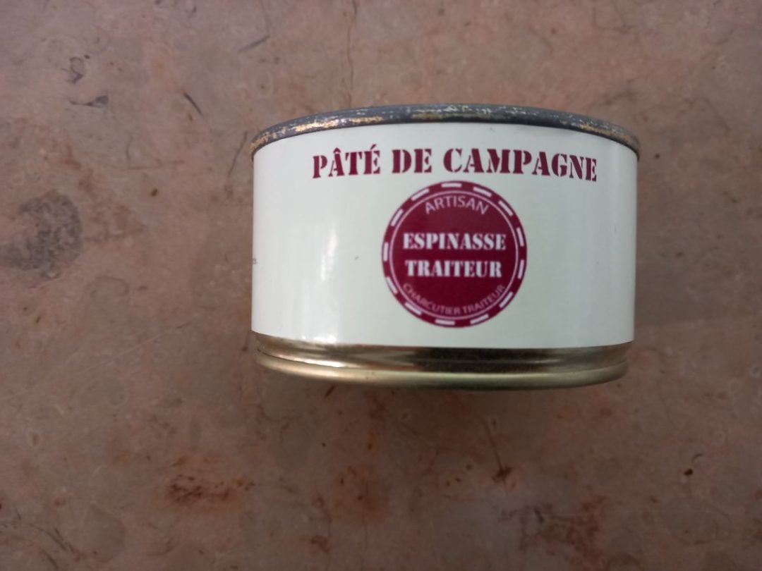Pâté de campagne espinasse traiteur : photo du produit rappelé le 24/01/2024