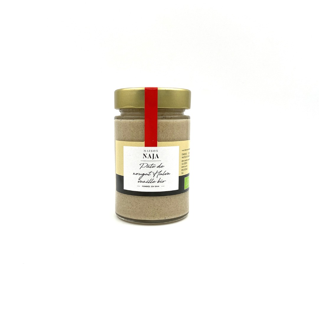 Pâte de nougat halva vanille bio Maison Naja : photo du produit rappelé le 26/05/2021
