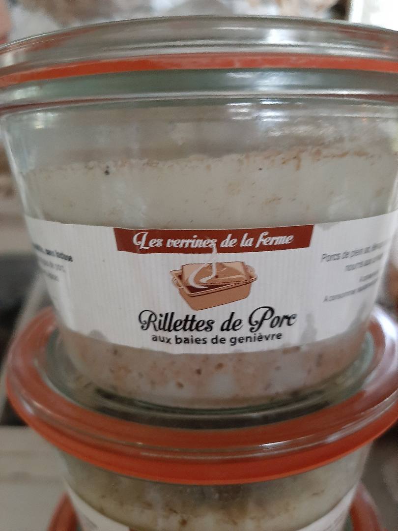 Paté de porc rillettes de porc fromage de tete les verrines Gaec le Merinos : photo 2 sur 3 du produit rappelé le 16/06/2021