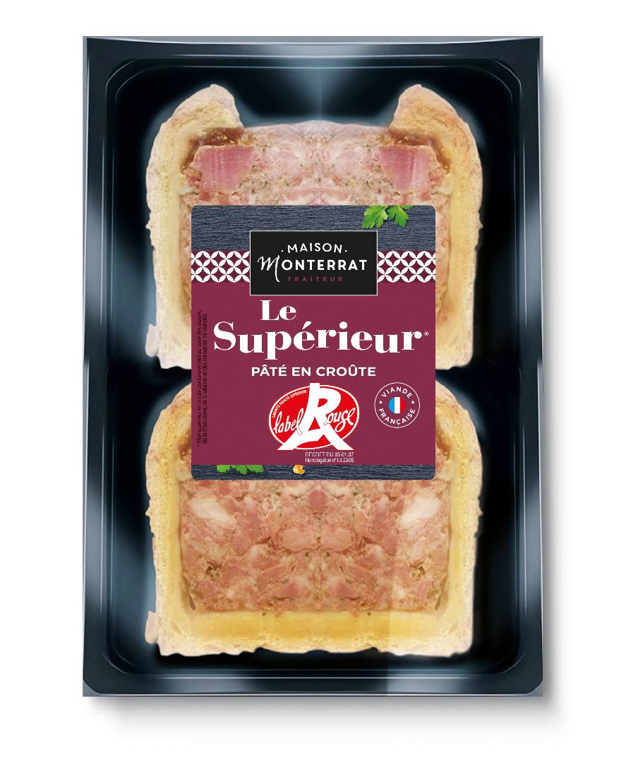 Pâté en croûte en tranches Maison Monterrat : photo 2 sur 5 du produit rappelé le 17/10/2022