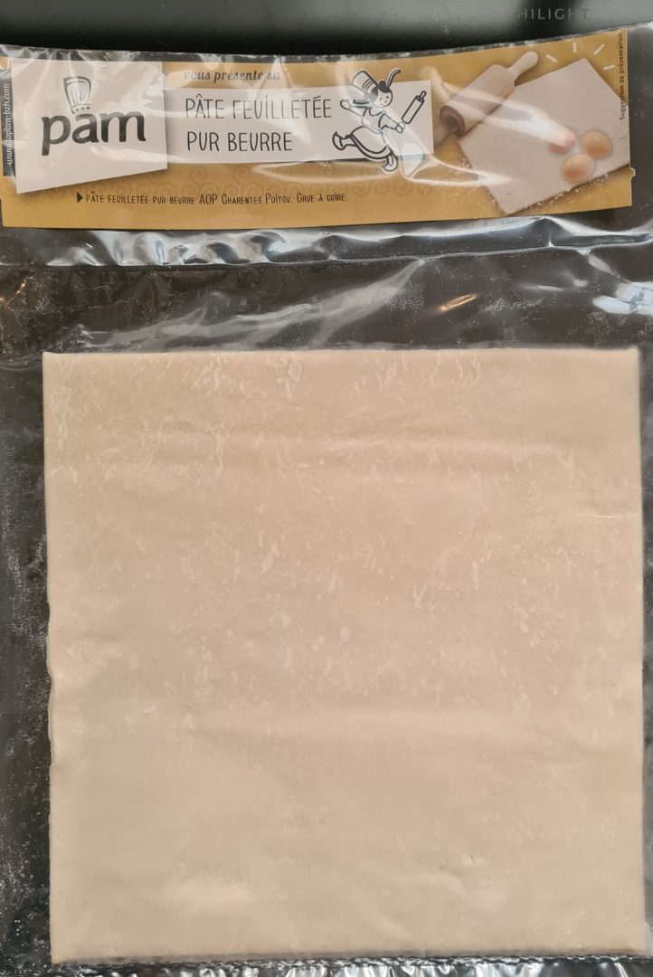 Pate feuilletee pur beurre Pam : photo du produit rappelé le 26/05/2025