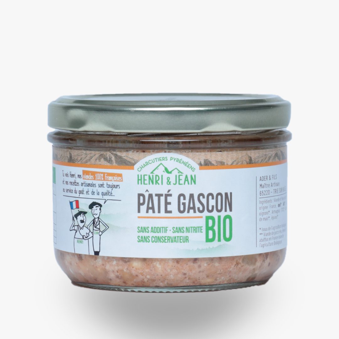 Pâté gascon bio Henri et Jean : photo du produit rappelé le 06/11/2025