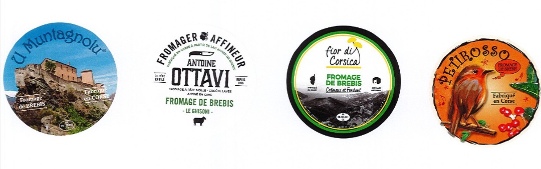 Pâtes molles de brebis 250g U Muntagnolu Ghisoni Fior di Corsica Petirosso : photo du produit rappelé le 02/06/2023