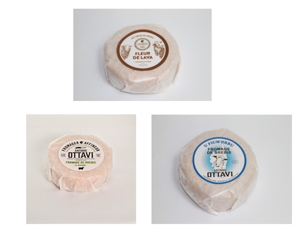 Pâtes molles de brebis 350g Ghisoni U Fium'orbu Fleur de Lava : photo du produit rappelé le 02/06/2023