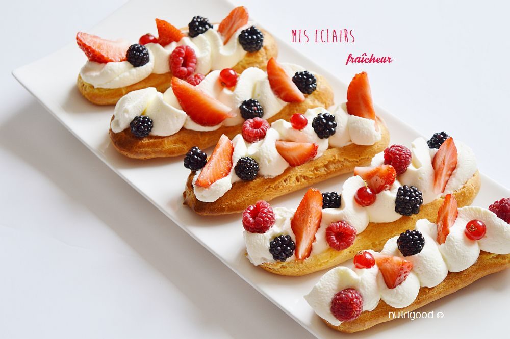 Pâtisserie : eclair chantilly Sans Marque - Fabrication par le Magasin : photo du produit rappelé le 25/08/2021