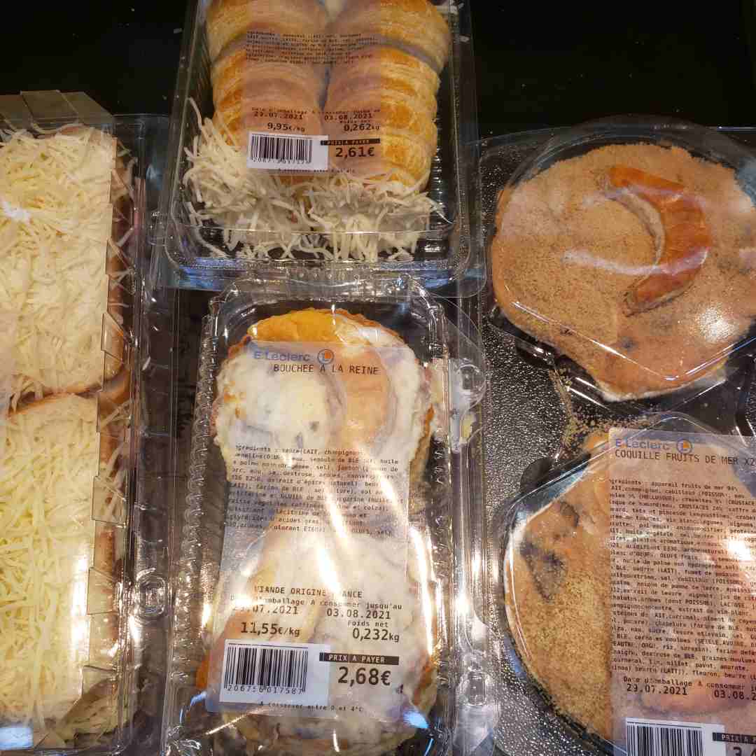 Pâtisserie traiteur et quiche libre service E.Leclerc la Pardieu : photo du produit rappelé le 02/08/2021