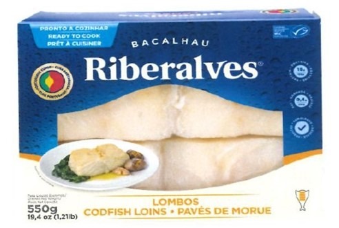 Pave de morue dessalee Riberalves : photo du produit rappelé le 11/05/2023