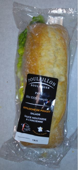 Pave effiloche de poulet Poulaillon : photo du produit rappelé le 18/06/2024