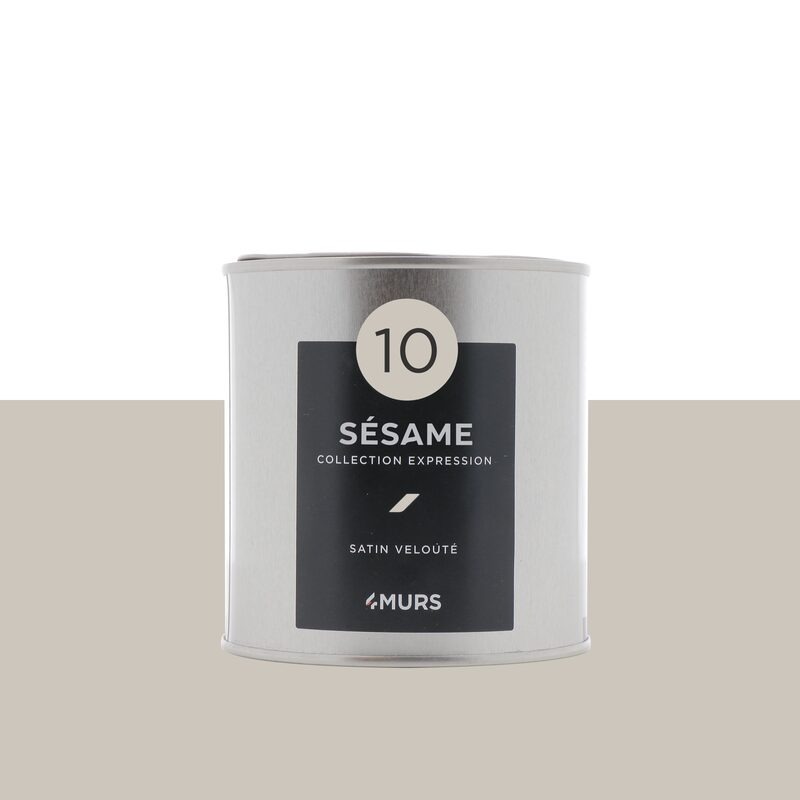 Peinture collection expression coloris sésame pot de 0,5 l 4MURS : photo du produit rappelé le 07/08/2024