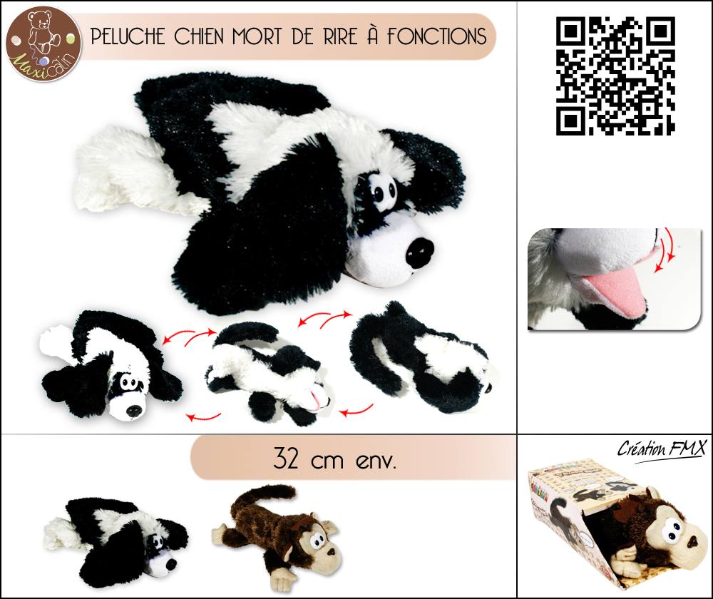Peluche animal mort de rire à fonctions Maxicâlin : photo 2 sur 2 du produit rappelé le 07/09/2022