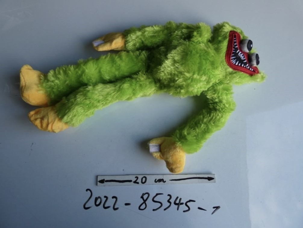 Peluche huggy wuggy : photo du produit rappelé le 05/11/2022