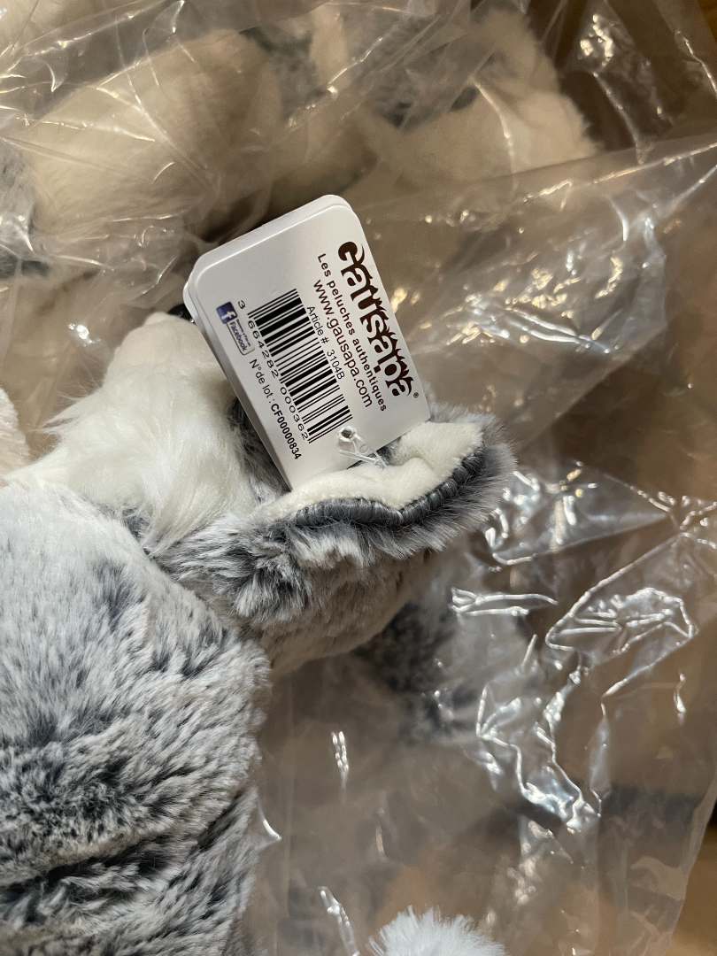 Peluche husky 20 cm Gausapa : photo 2 sur 2 du produit rappelé le 25/04/2025