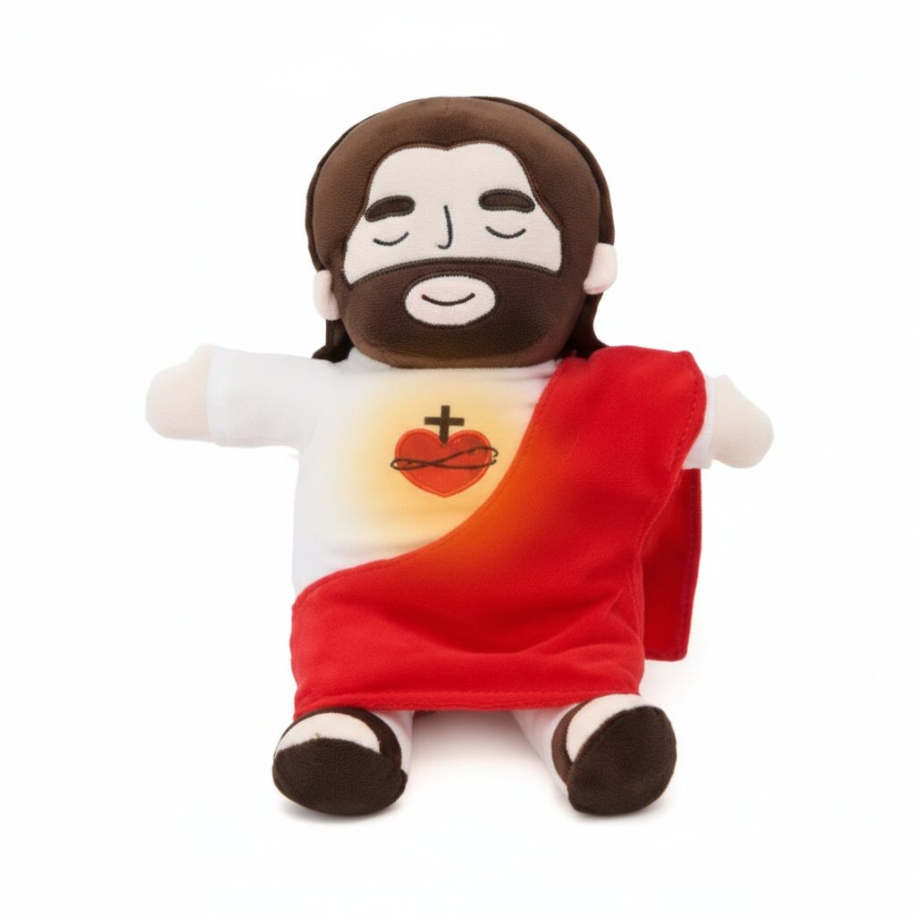 Peluche jésus qui respire : photo du produit rappelé le 07/08/2026