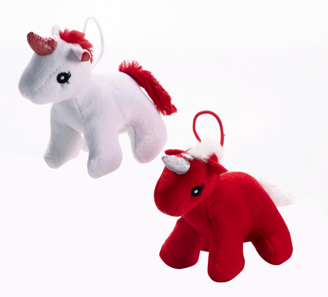 Peluche licorne 12cm Behappy : photo du produit rappelé le 28/12/2023