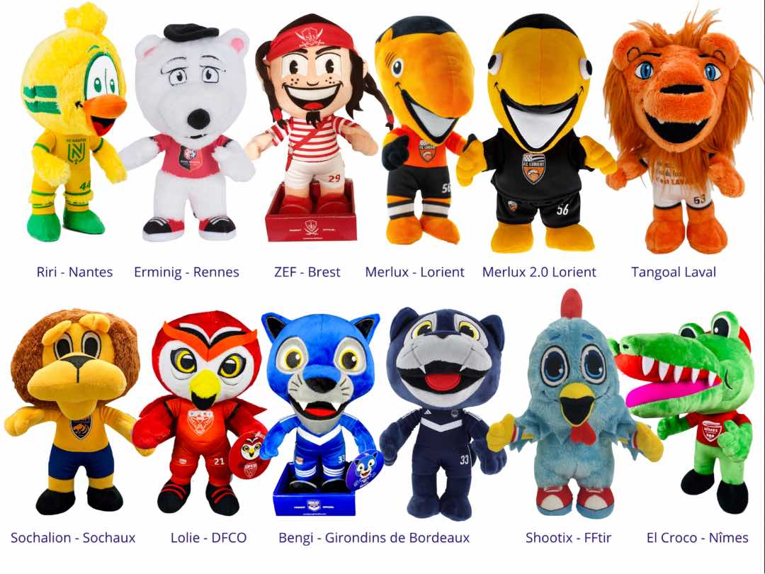 Peluche mascotte debout Poupluche : photo 3 sur 5 du produit rappelé le 20/12/2023