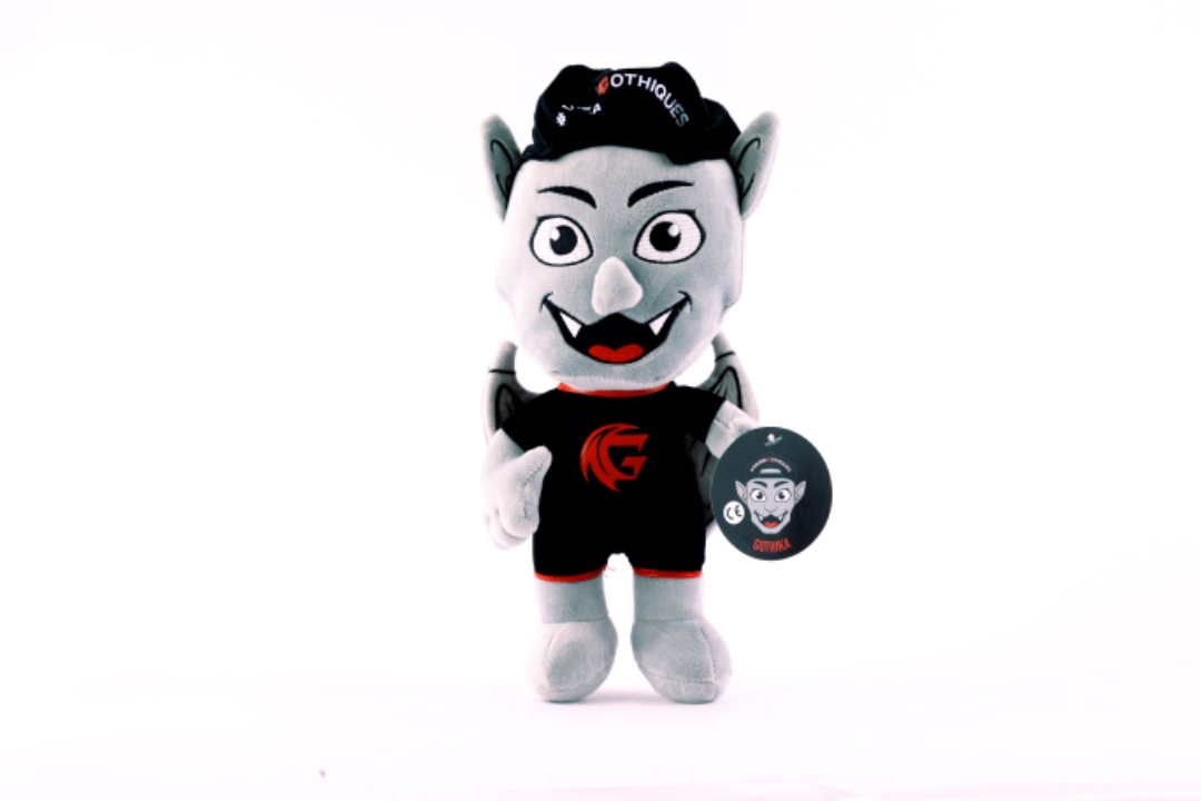 Peluche mascotte gothiques amiens Poupluche : photo du produit rappelé le 25/03/2024