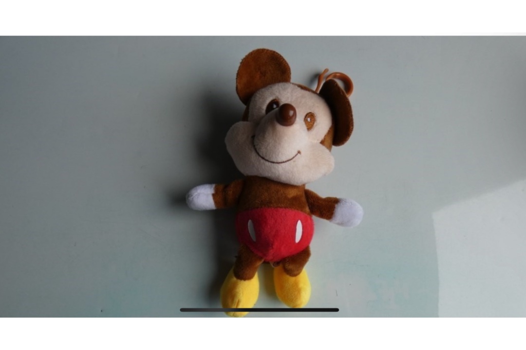 Peluche porte clé mickey Absente : photo du produit rappelé le 06/02/2026
