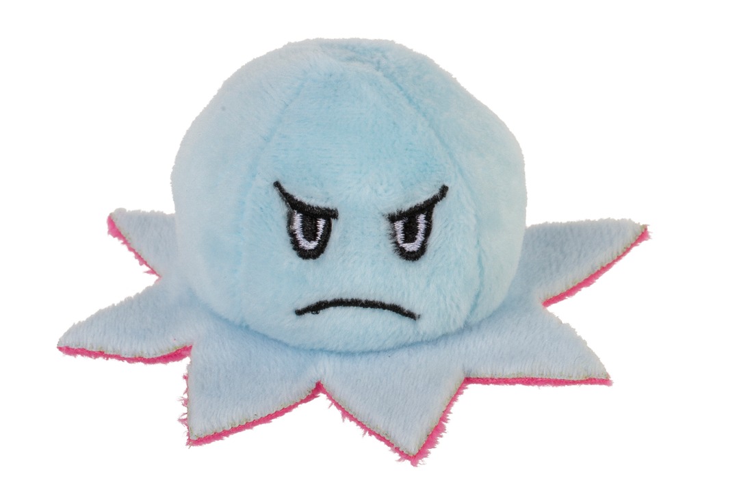 Peluche poulpe réversible en capsule plastique Out of the Blue KG : photo 4 sur 4 du produit rappelé le 12/03/2026