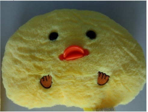Peluche poussin : photo du produit rappelé le 10/02/2026