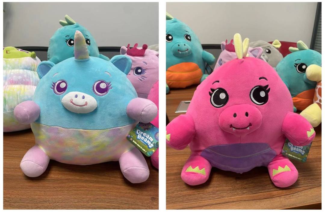 Peluches animaux dream beams : photo 3 sur 4 du produit rappelé le 10/11/2022