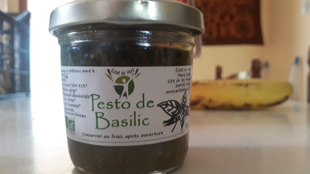 Pesto de basilic Eclat de Vert : photo du produit rappelé le 11/06/2026