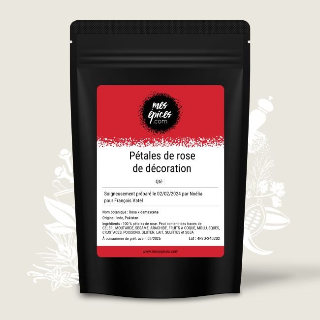 Pétales de rose de décoration Mesepices.Com : photo du produit rappelé le 07/03/2025