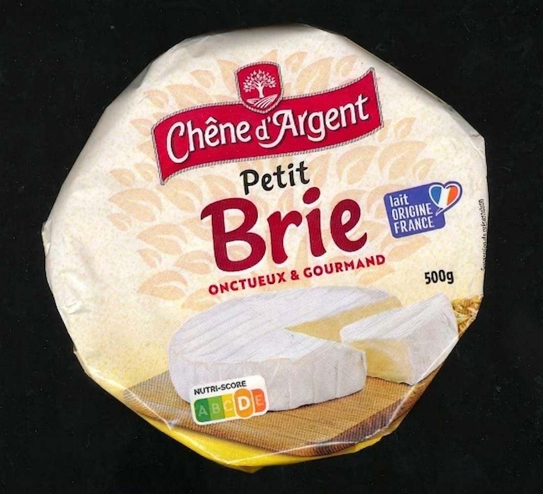 Petit brie 500g Chêne d'Argent : photo du produit rappelé le 25/08/2026
