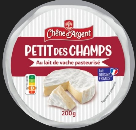 Petit des champs 200g Chêne d'Argent : photo du produit rappelé le 09/08/2025