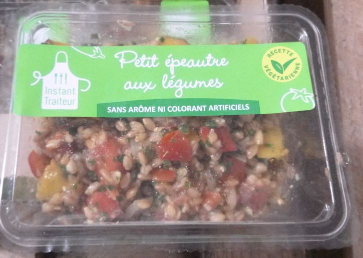 Petit épeautre aux légumes 250 g : photo du produit rappelé le 27/07/2022