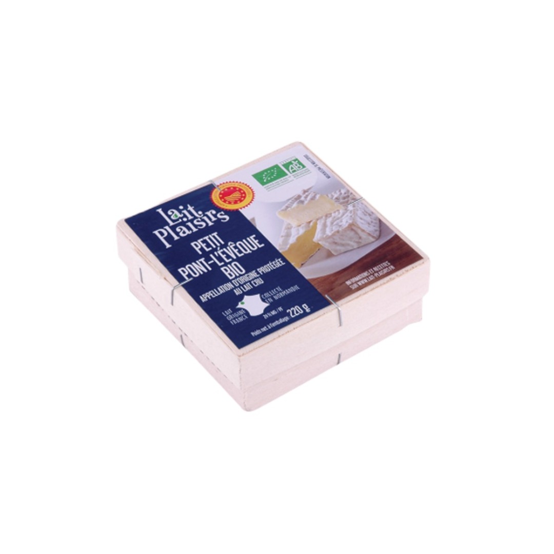 Petit pont l’evêque bio cru lait plaisirs 220g : photo du produit rappelé le 25/02/2025