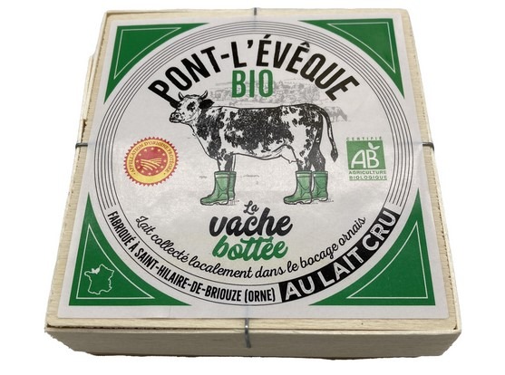 Petit pont l’evêque cru la vache bottée 220g : photo du produit rappelé le 25/02/2025