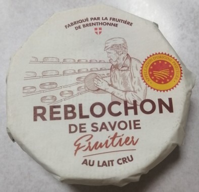 Petit reblochon de savoie fruitier au lait cru : photo du produit rappelé le 13/11/2025