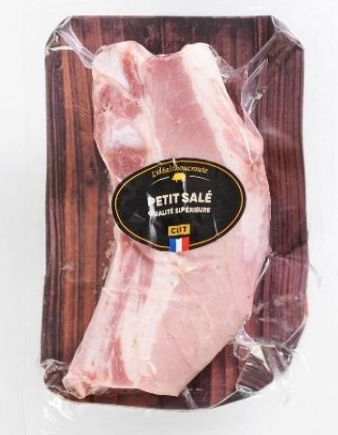 Petit salé cuit supérieur : photo du produit rappelé le 26/11/2025