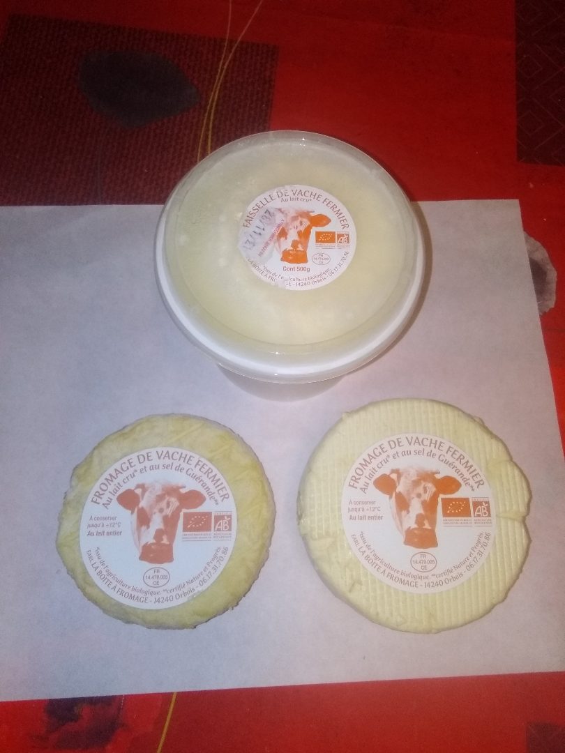 Petit vache et faisselle vache La Boite à Fromage : photo du produit rappelé le 10/11/2021