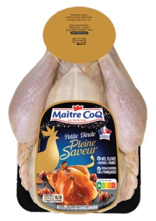 Petite dinde Maître Coq : photo du produit rappelé le 13/01/2024