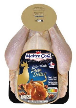 Petite dinde Maître Coq : photo 3 sur 3 du produit rappelé le 13/01/2024