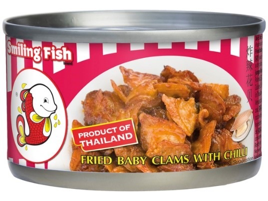 Petites palourdes frites & piment Smiling Fish : photo du produit rappelé le 05/02/2024