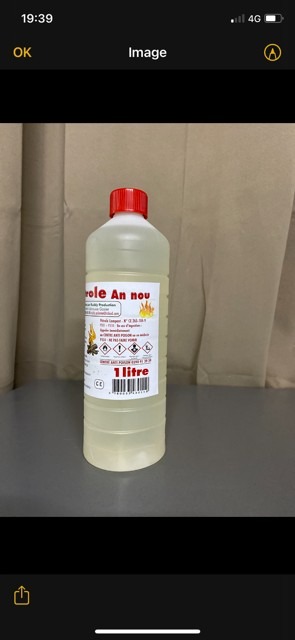 Pétrole lampant : photo 2 sur 2 du produit rappelé le 27/08/2026