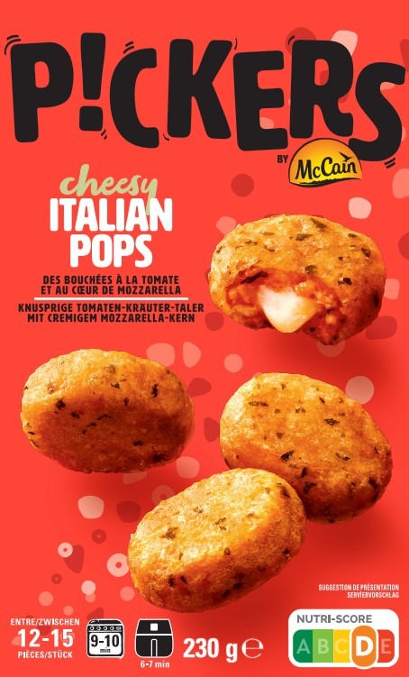 Pickers cheesy italian pops : photo du produit rappelé le 02/04/2026