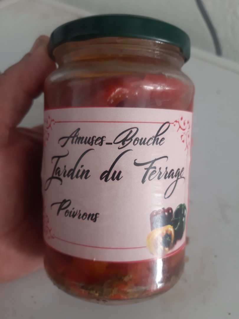 Pickles ratatouille sauce tomate confitures Jardin du Ferrage : photo du produit rappelé le 13/09/2024
