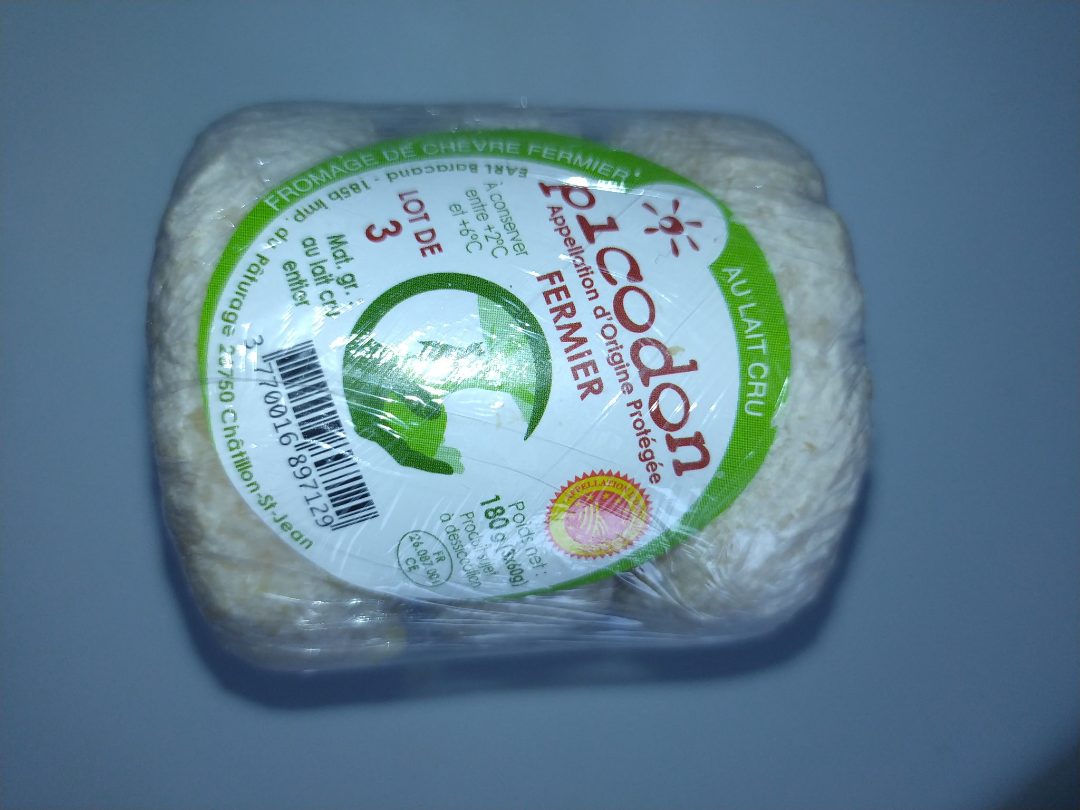 Picodon Ferme Baracand : photo 2 sur 2 du produit rappelé le 06/05/2026